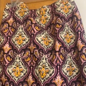 3/$25 J Crew Paisley Print Skirt